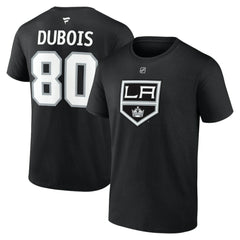 NHL Pierre-Luc Dubois Los Angeles Kings Fanatics Authentic Stack Name & Number T-Shirt