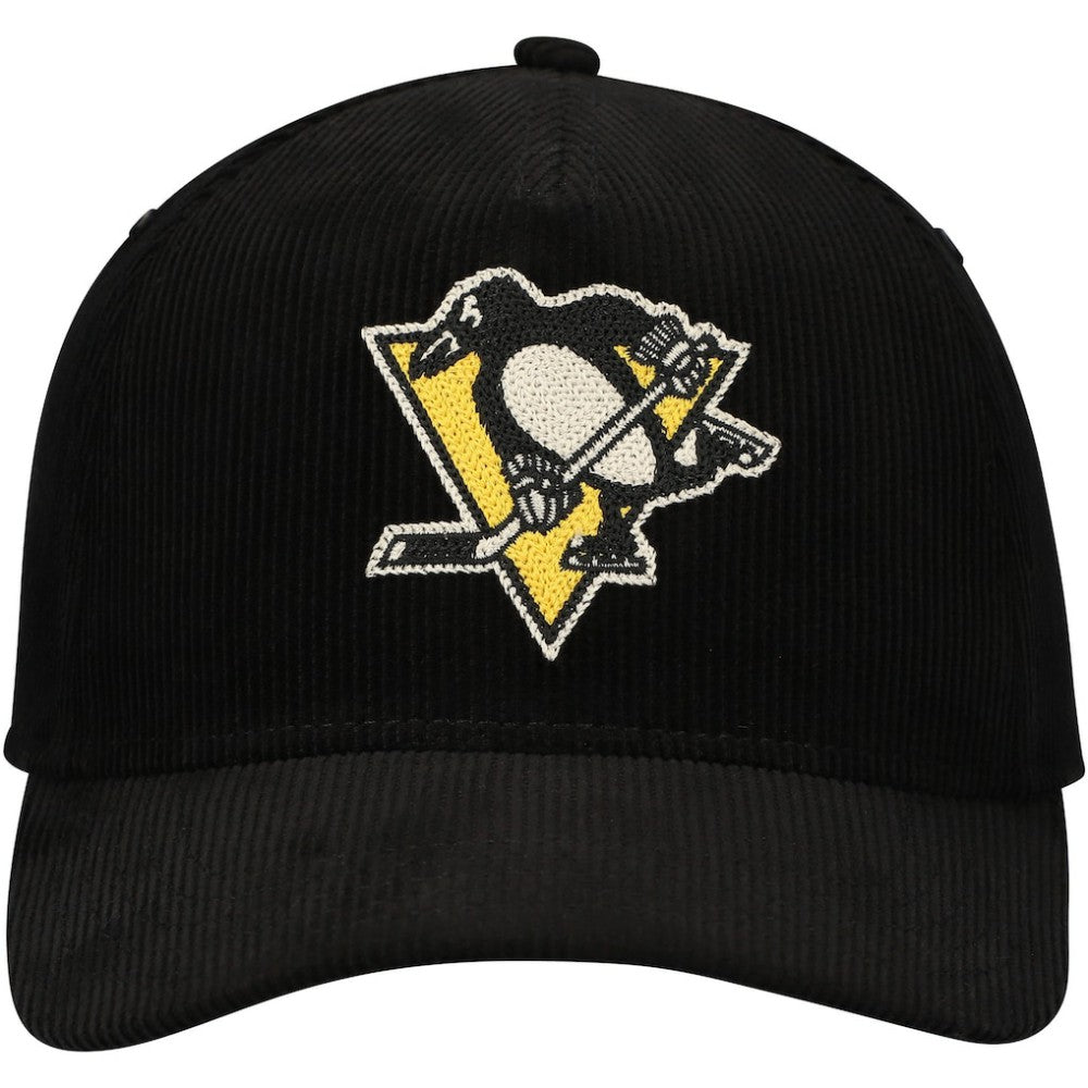 NHL Pittsburgh Penguins American Needle Corduroy Chain Stitch Adjustable Hat