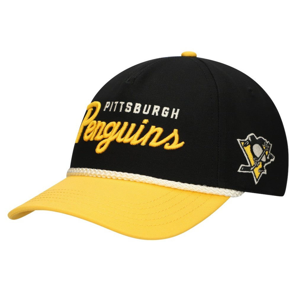 NHL Pittsburgh Penguins American Needle Roscoe Washed Twill Adjustable Hat