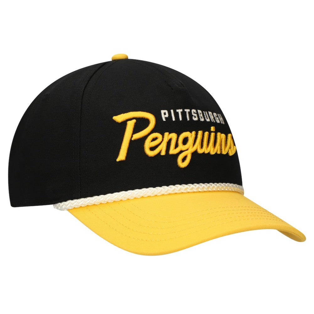NHL Pittsburgh Penguins American Needle Roscoe Washed Twill Adjustable Hat