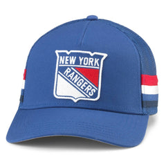 NHL New York Rangers American Needle HotFoot Stripes Trucker Adjustable Hat