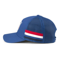NHL New York Rangers American Needle HotFoot Stripes Trucker Adjustable Hat