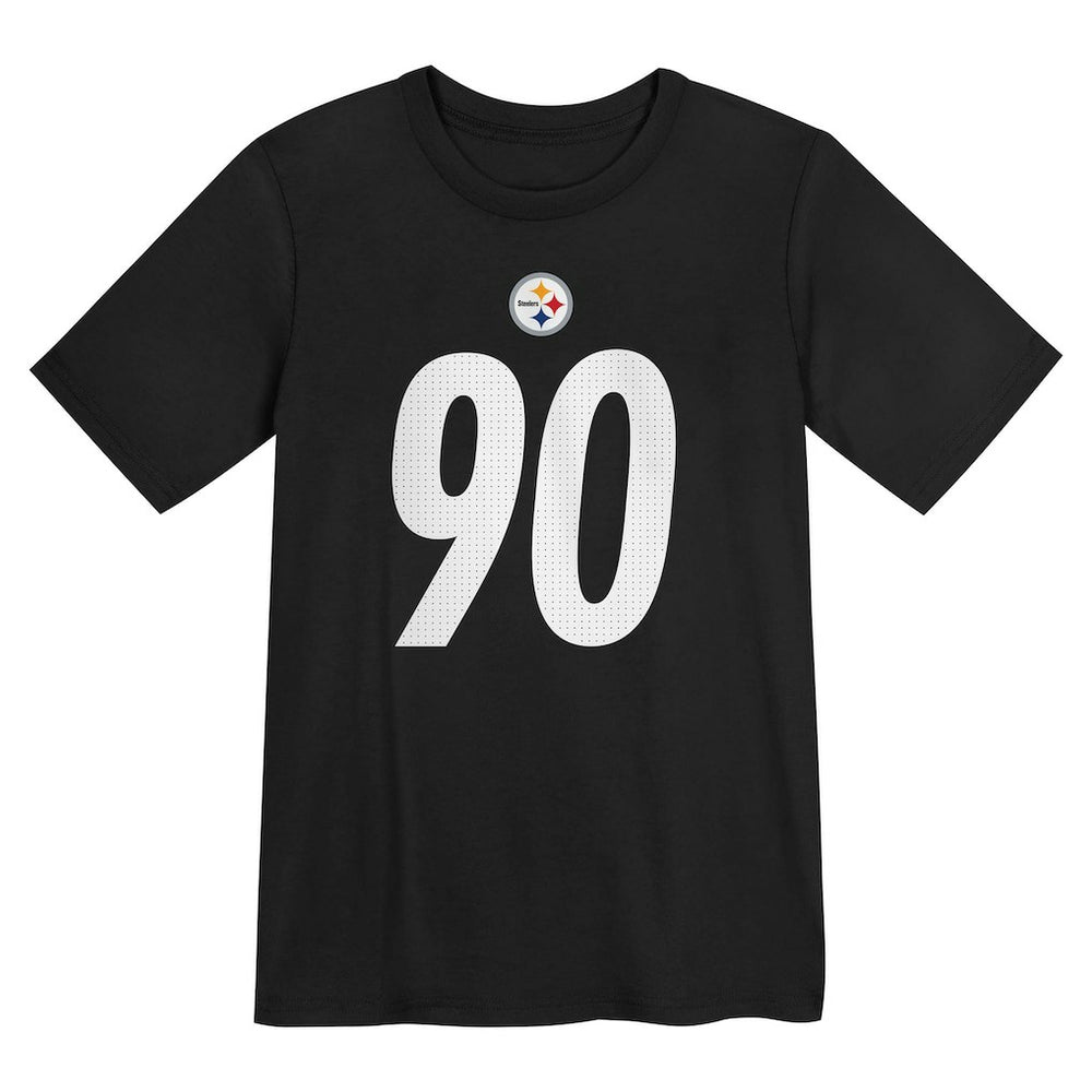 T.J. Watt  Preschool Player Name & Number T-Shirt - Pittsburgh Steelers T-shirts