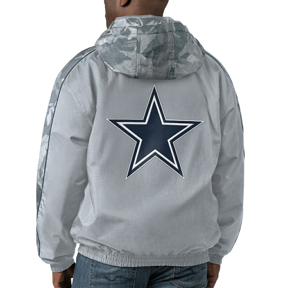 Starter Throwback Thursday Night Lights Hoodie Full-Zip Jacket - Dallas Cowboys Hoodies