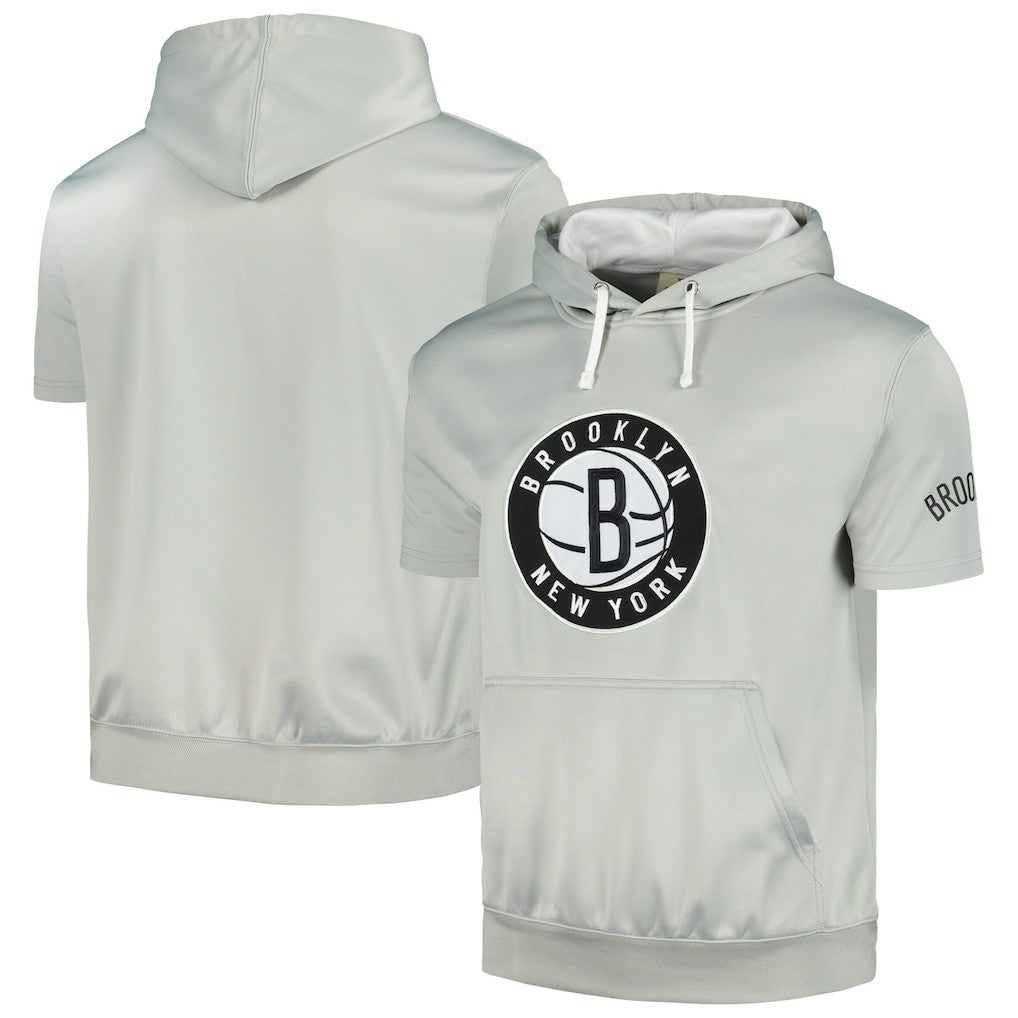 Fanatics Brooklyn Nets Short Sleeve Pullover Hoodie