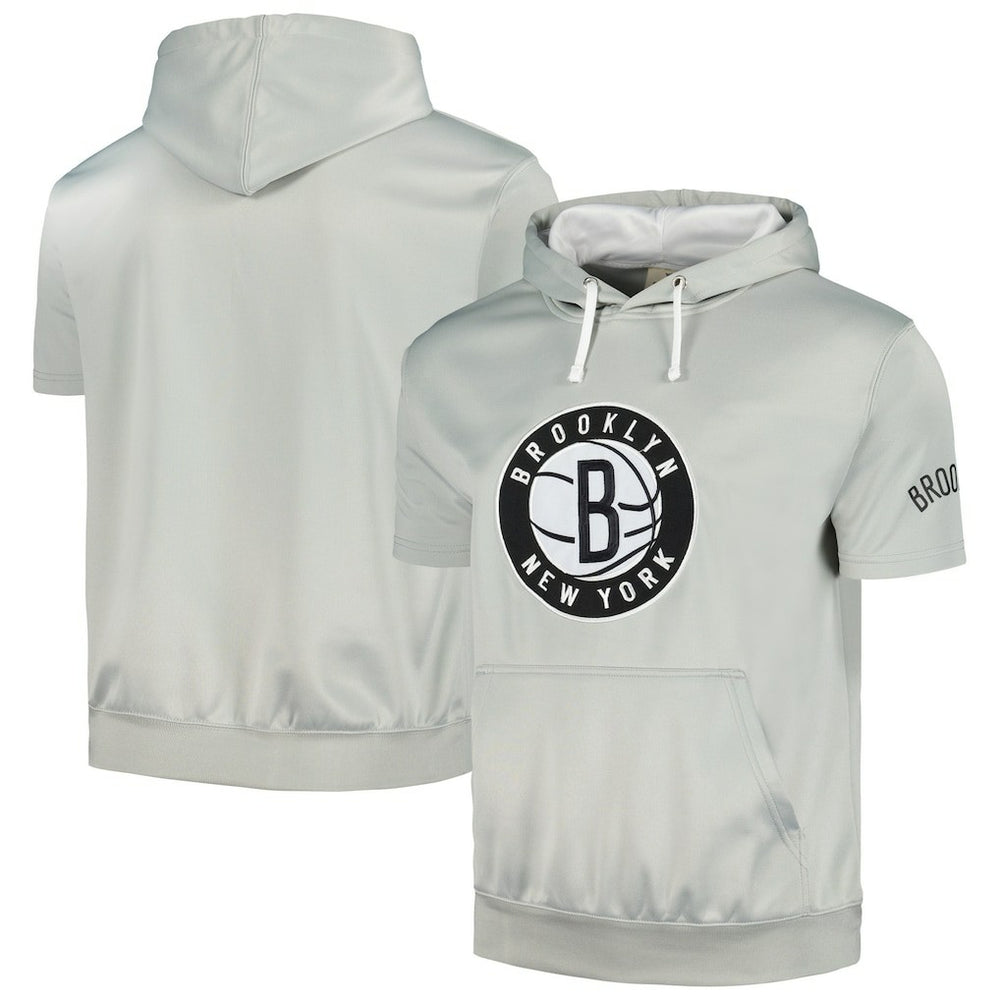Fanatics Brooklyn Nets Short Sleeve Pullover Hoodie