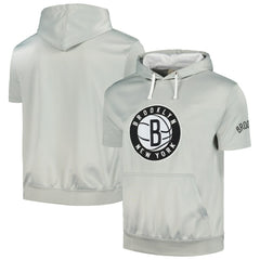 Fanatics Brooklyn Nets Short Sleeve Pullover Hoodie