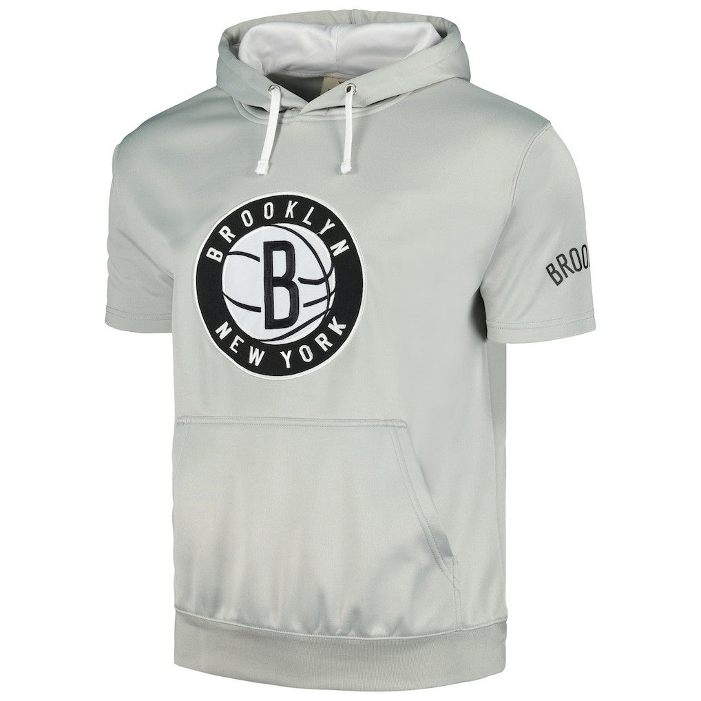 Fanatics Brooklyn Nets Short Sleeve Pullover Hoodie