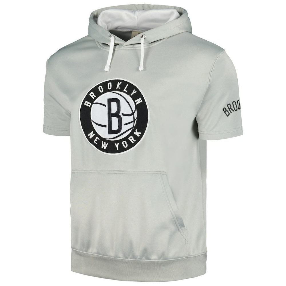 Fanatics Brooklyn Nets Short Sleeve Pullover Hoodie