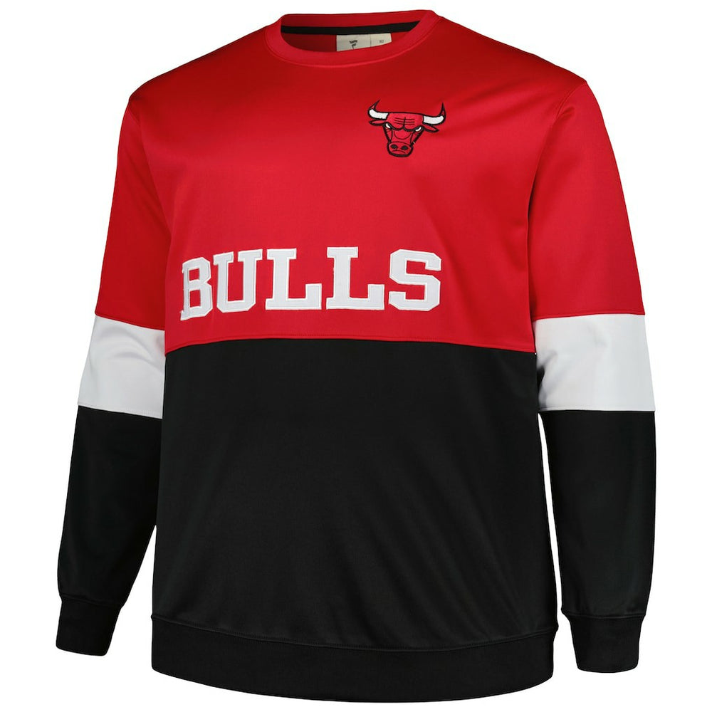 Fanatics Chicago Bulls Big & Tall Split Pullover Sweatshirt sale