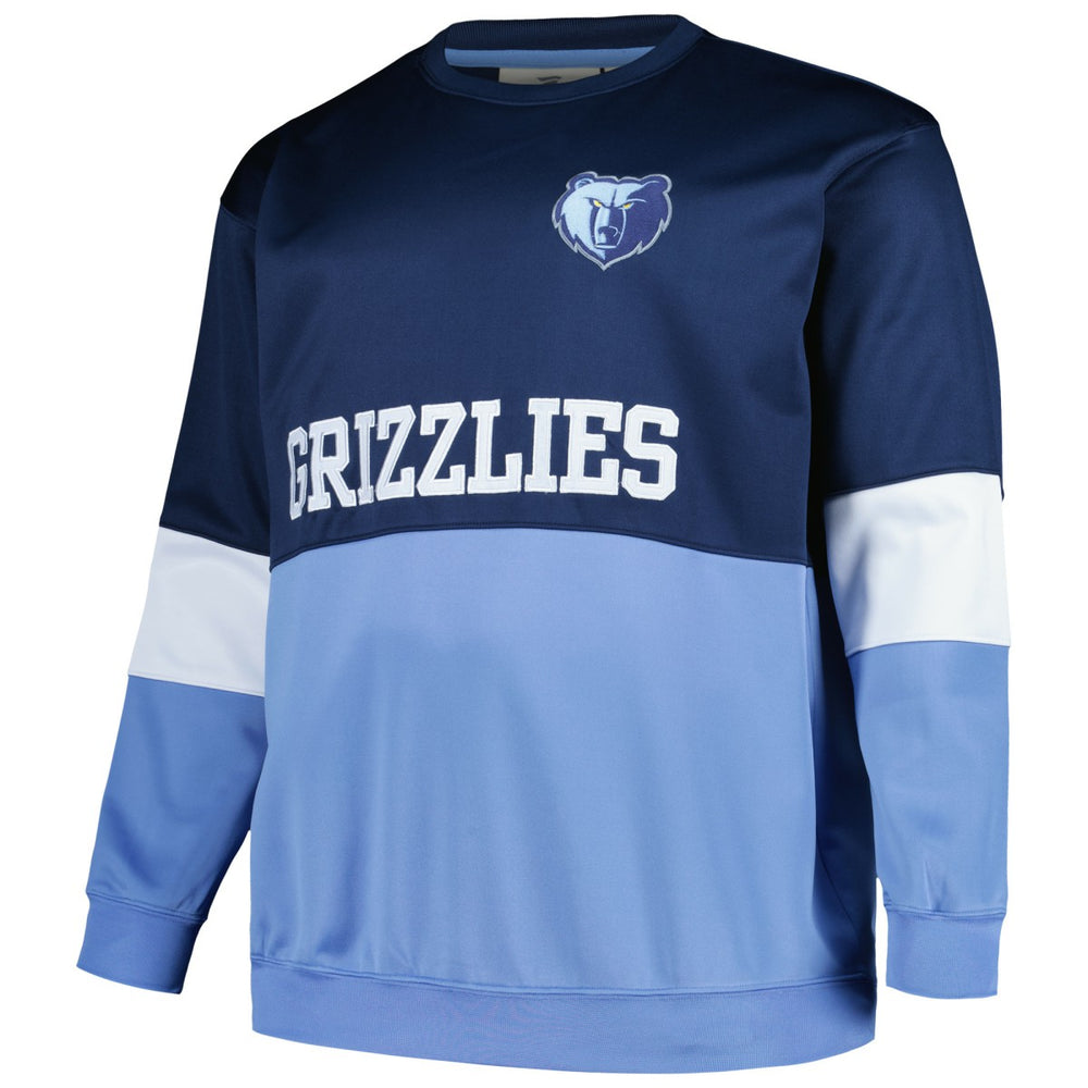 Fanatics Memphis Grizzlies Big & Tall Split Pullover Sweatshirt