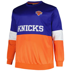 Fanatics New York Knicks Big & Tall Split Pullover Sweatshirt