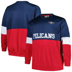 Fanatics New Orleans Pelicans Big & Tall Split Pullover Sweatshirt