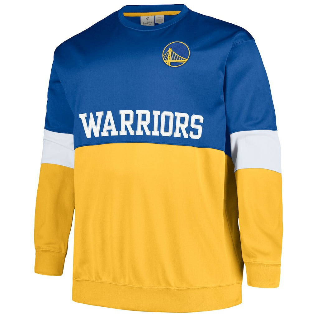 Fanatics Golden State Warriors Big & Tall Split Pullover Sweatshirt sale