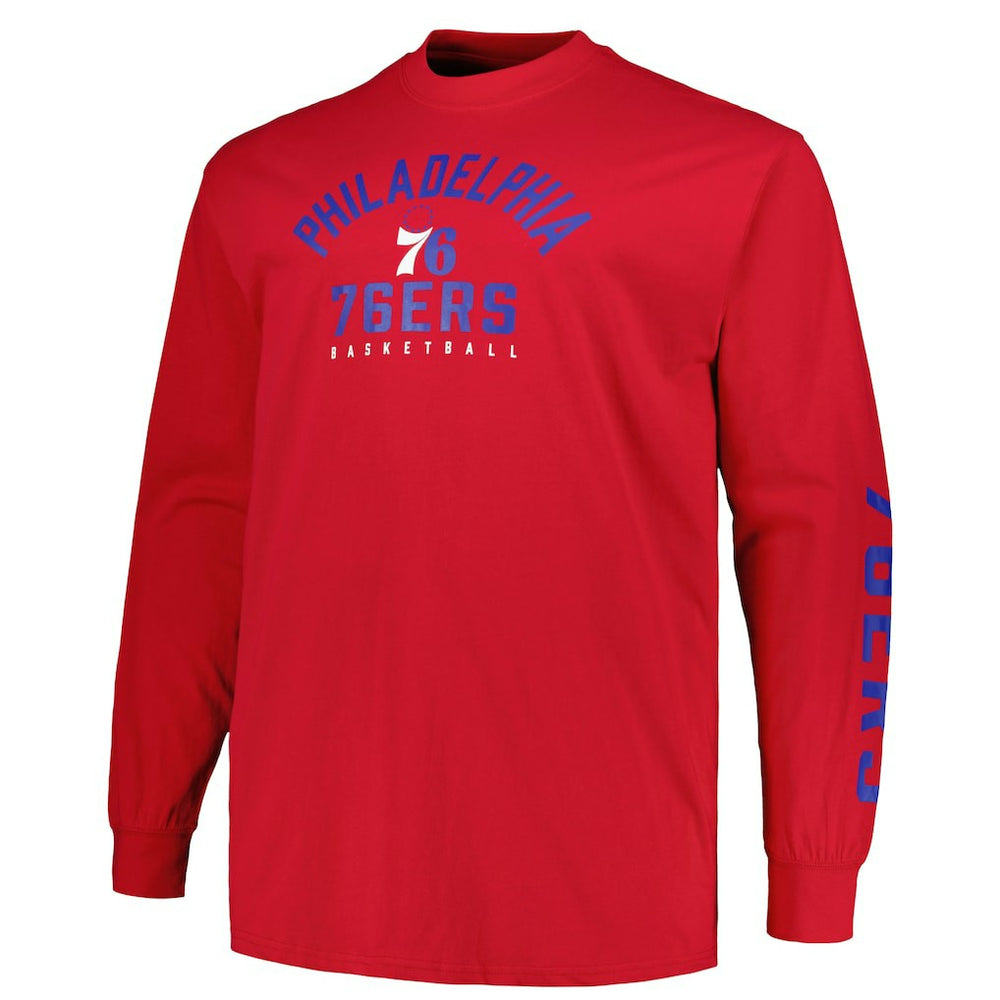 Fanatics Philadelphia 76ers Big & Tall Short Sleeve & Long Sleeve T-Shirt Set
