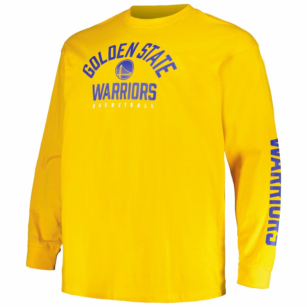 Fanatics Golden State Warriors Big & Tall Short Sleeve & Long Sleeve T-Shirt Set sale