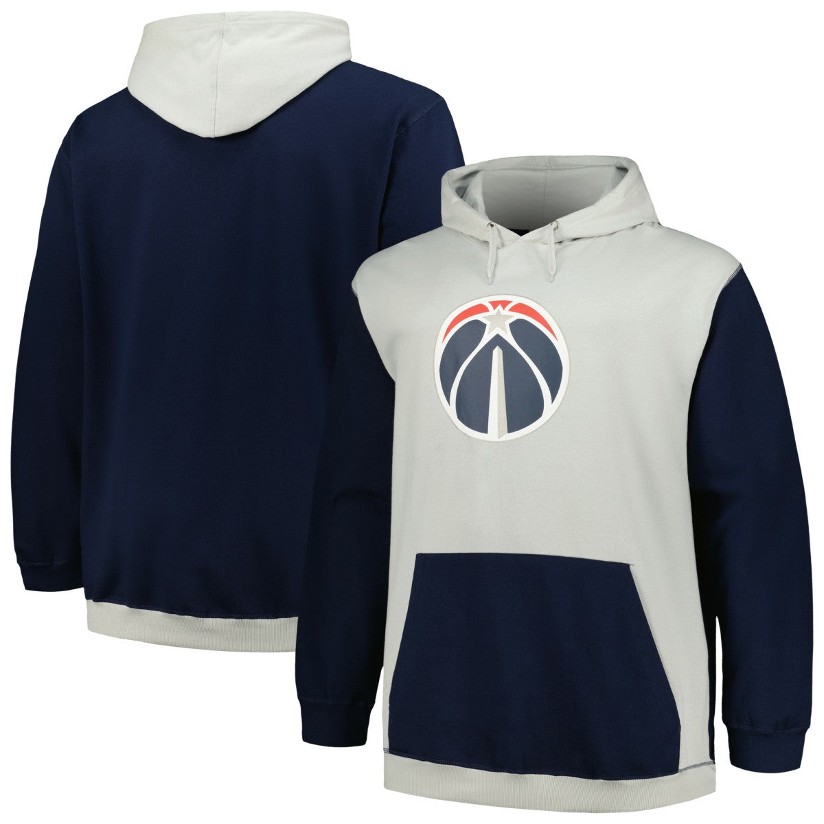 Fanatics Washington Wizards Big & Tall Primary Arctic Pullover Hoodie