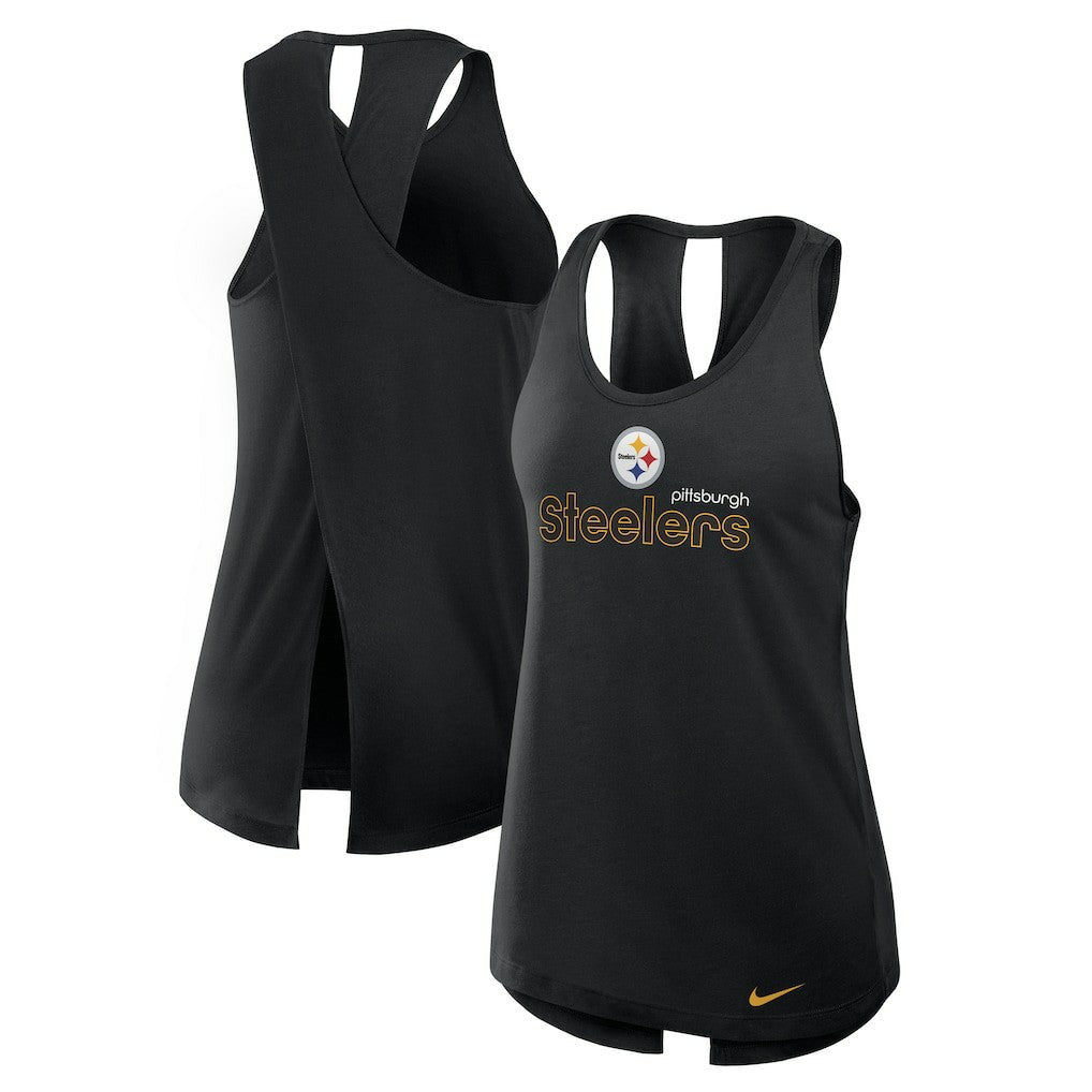 Women's Plus Size Performance Tank Top - Pittsburgh Steelers Tops