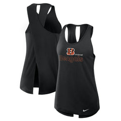 Women's Open-Back Crisscross Dri-FIT Tank Top - Cincinnati Bengals Tops