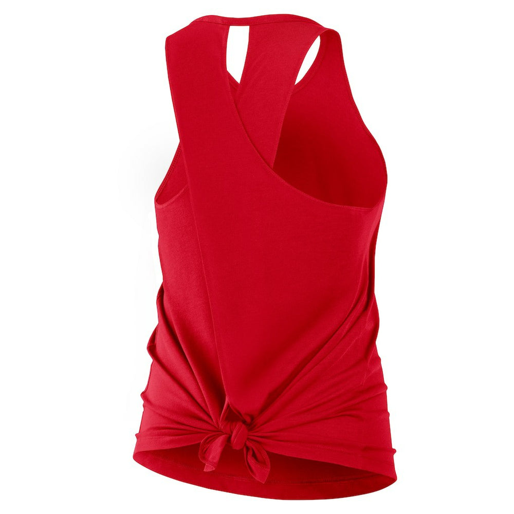 Women's Open-Back Crisscross Dri-FIT Tank Top - Kansas City Chiefs Tops