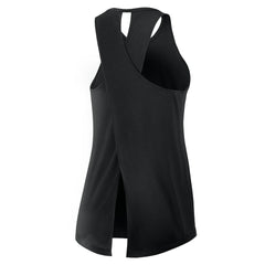 Women's Open-Back Crisscross Dri-FIT Tank Top - Las Vegas Raiders Tops