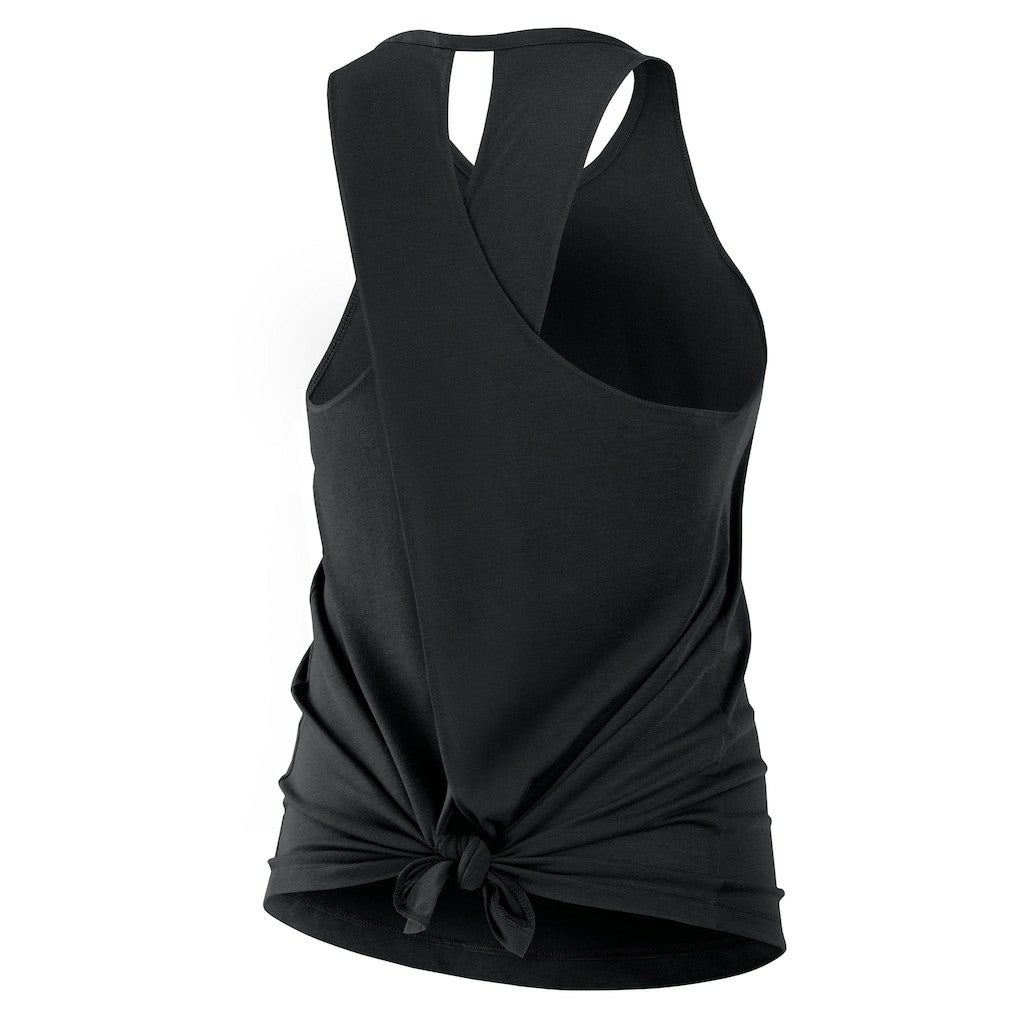 Women's Open-Back Crisscross Dri-FIT Tank Top - Las Vegas Raiders Tops