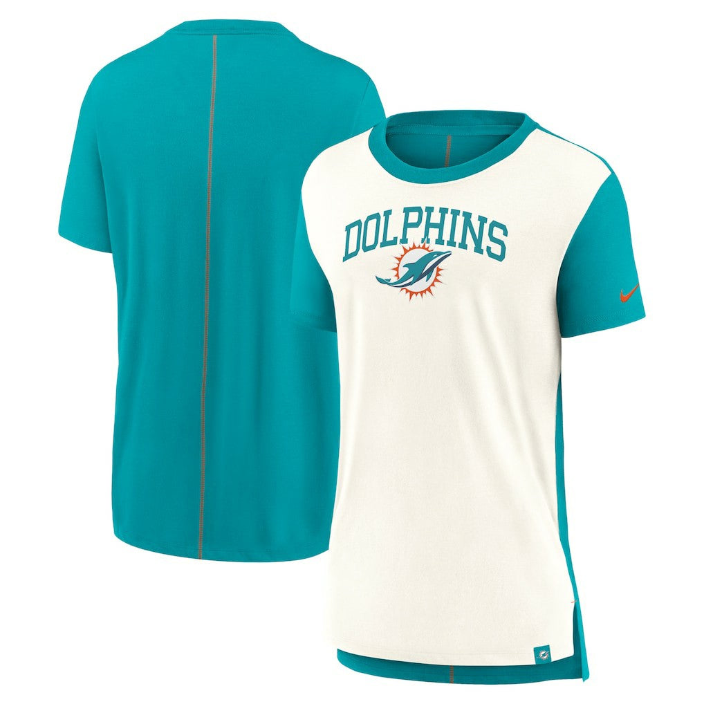 Women's Wordmark Tri-Blend T-Shirt - Miami Dolphins T-shirts