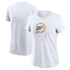 Women's Throwback Primary Logo T-Shirt - Miami Dolphins T-shirts