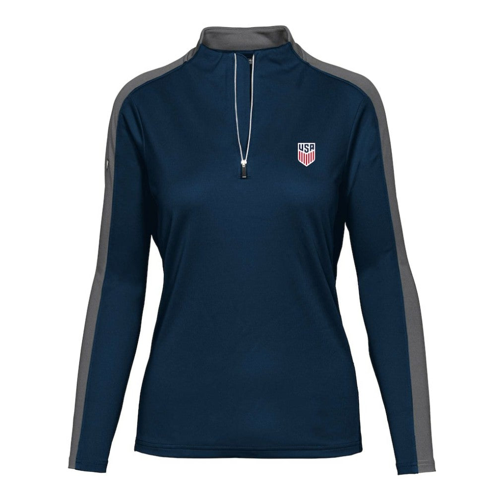 USMNT Levelwear Women's Quarter-Zip Pullover Top