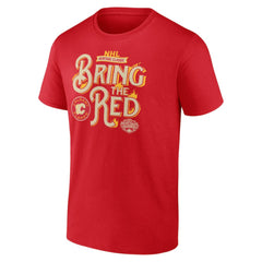 NHL Calgary Flames Fanatics 2023 NHL Heritage Classic Local T-Shirt – Red