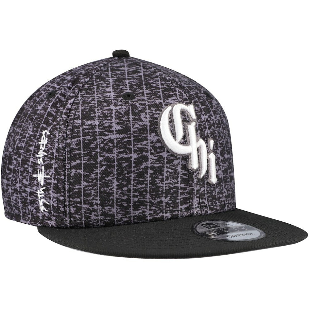 Black Chicago White Sox New Era City Connect 9FIFTY Snapback Hat
