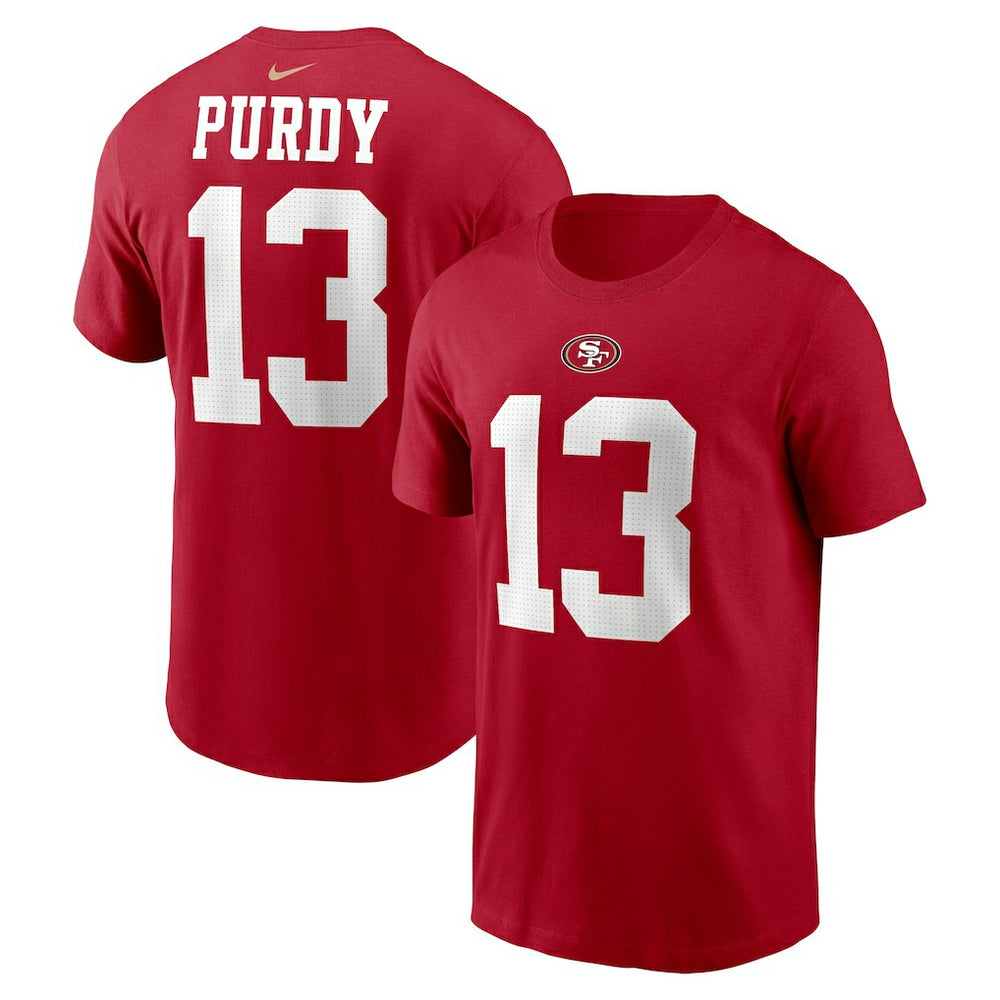 Brock Purdy  Player Name & Number T-Shirt - San Francisco 49ers T-shirts