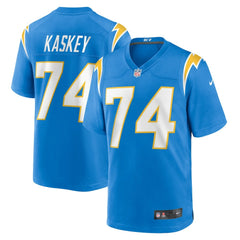 Matt Kaskey  Team Game Jersey - Los Angeles Chargers Jerseys