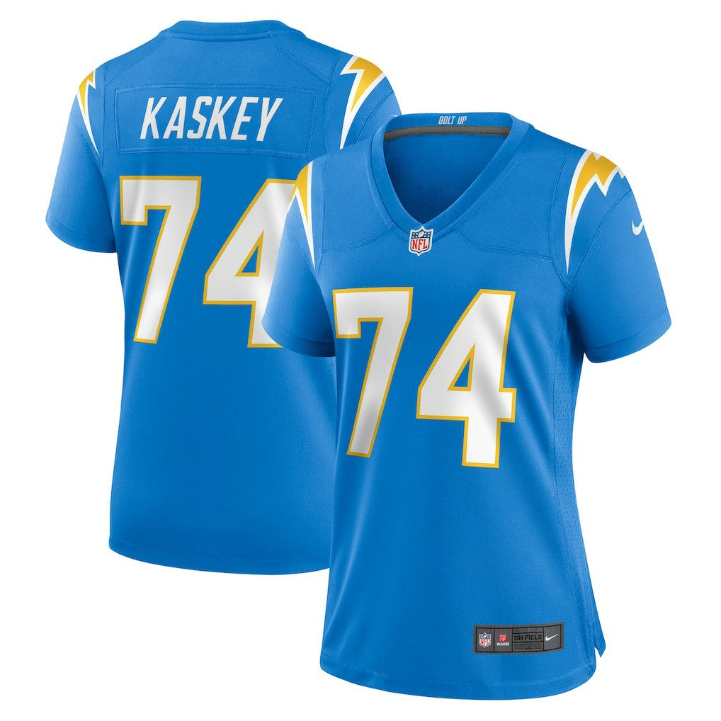 Matt Kaskey  Women's Team Game Jersey - Los Angeles Chargers Jerseys