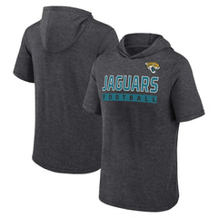 Push Short Sleeve Pullover Hoodie - Jacksonville Jaguars Hoodies