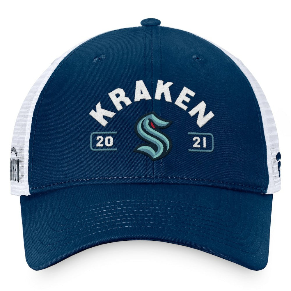 NHL Seattle Kraken Fanatics Free Kick Trucker Adjustable Hat