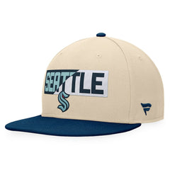 NHL Seattle Kraken Fanatics Goalaso Snapback Hat