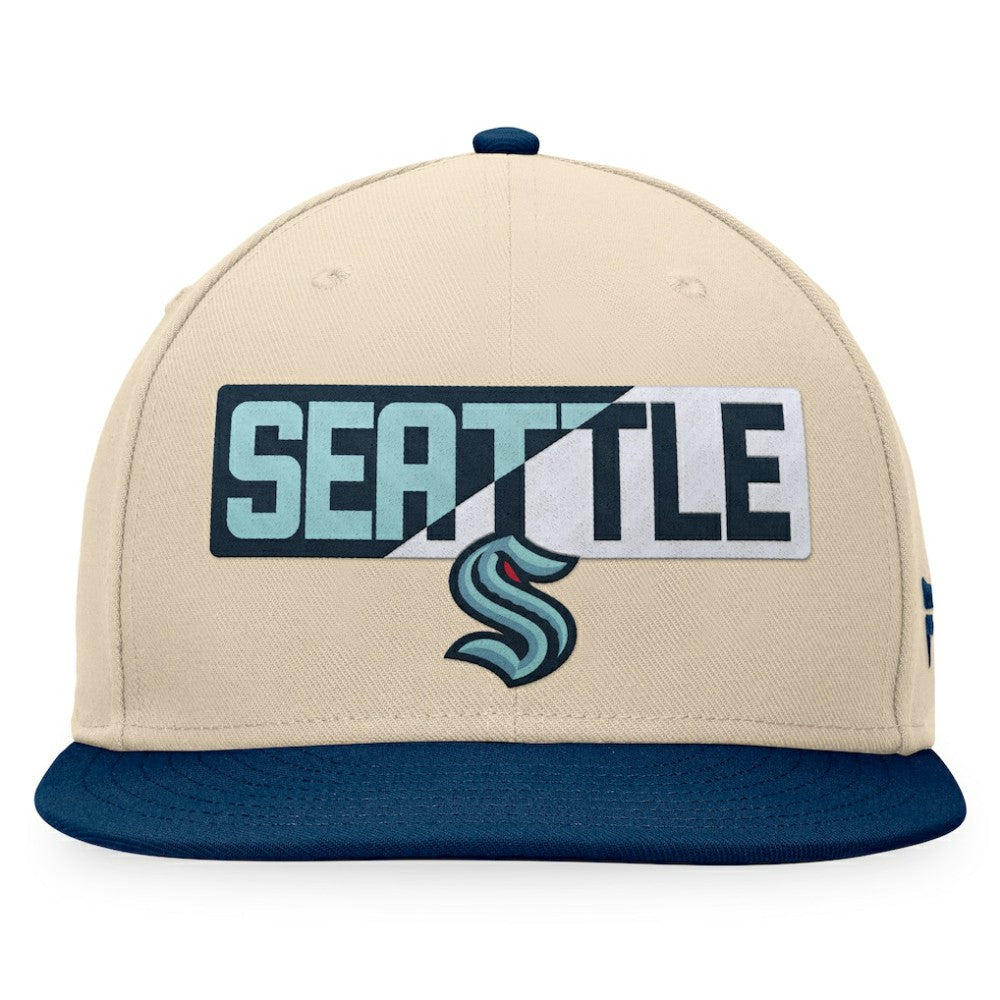 NHL Seattle Kraken Fanatics Goalaso Snapback Hat