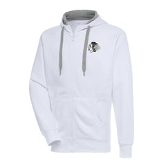 NHL Chicago Blackhawks Antigua Metallic Logo Victory Full-Zip Hoodie