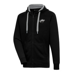 NHL Minnesota Wild Antigua Metallic Logo Victory Full-Zip Hoodie
