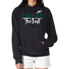 G-III 4Her by Carl Banks Women's Graphic Fleece Pullover Hoodie - Philadelphia Eagles Hoodies
