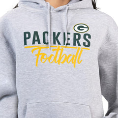 G-III 4Her by Carl Banks Women's Graphic Fleece Pullover Hoodie - Green Bay Packers Hoodies