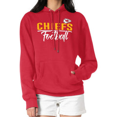 G-III 4Her by Carl Banks Women's Graphic Fleece Pullover Hoodie - Kansas City Chiefs Hoodies