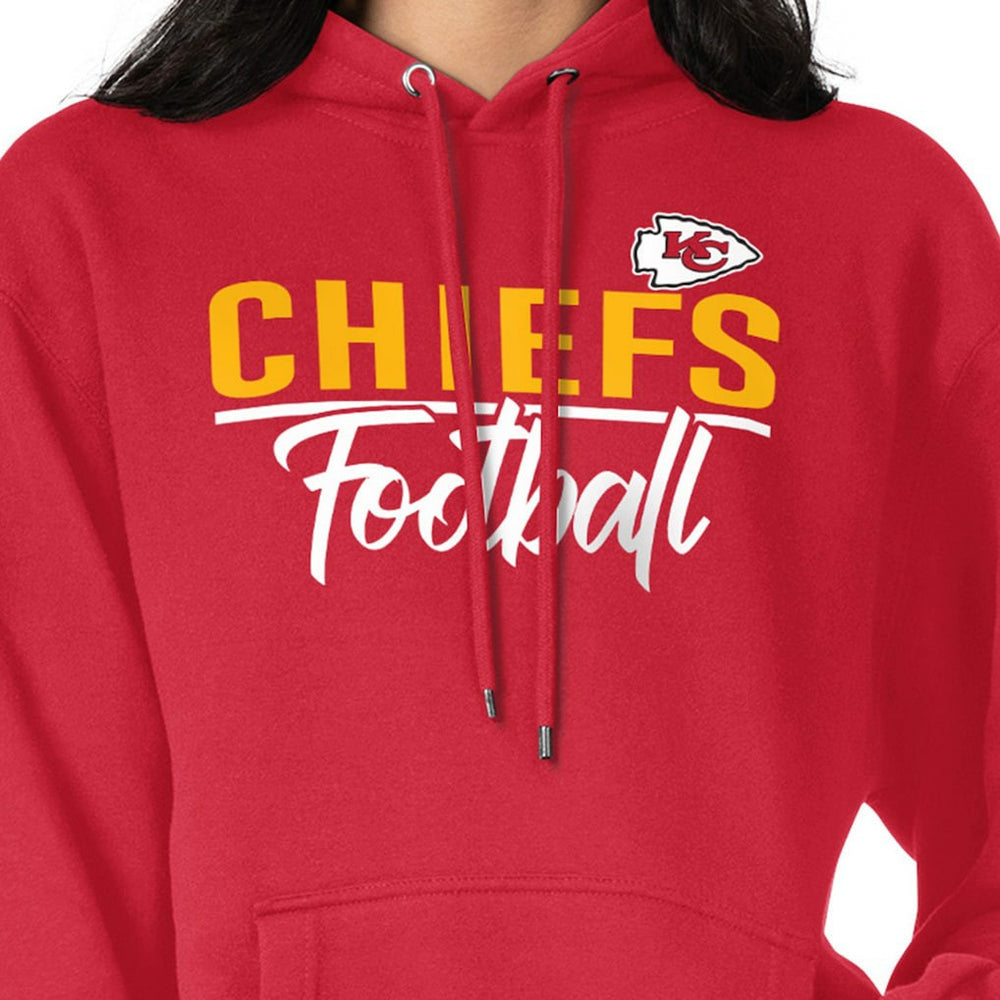 G-III 4Her by Carl Banks Women's Graphic Fleece Pullover Hoodie - Kansas City Chiefs Hoodies