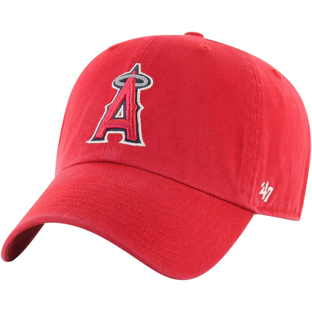Red Los Angeles Angels '47 Clean Up Adjustable Hat
