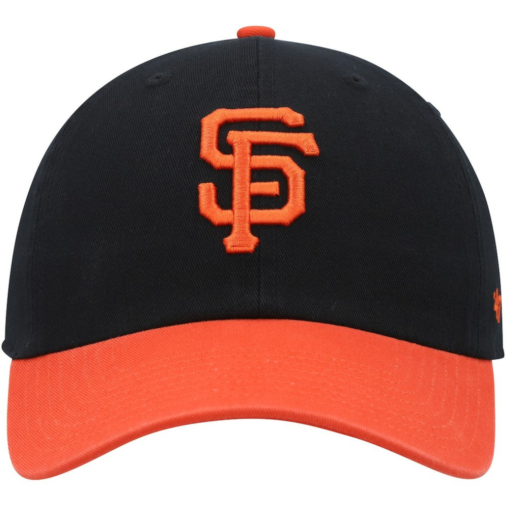 Black/Orange San Francisco Giants '47 Clean Up Adjustable Hat