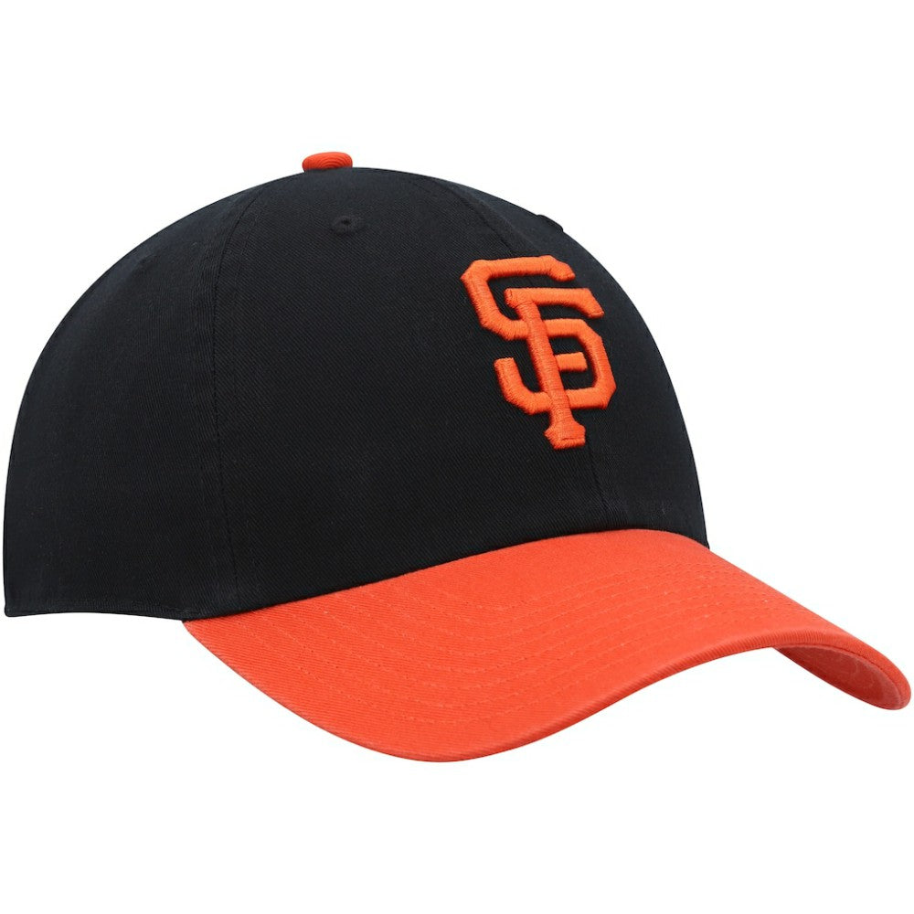 Black/Orange San Francisco Giants '47 Clean Up Adjustable Hat