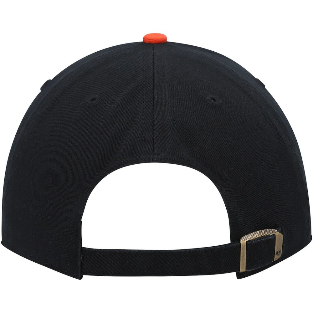 Black/Orange San Francisco Giants '47 Clean Up Adjustable Hat