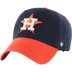 Navy/Orange Houston Astros '47 Clean Up Adjustable Hat