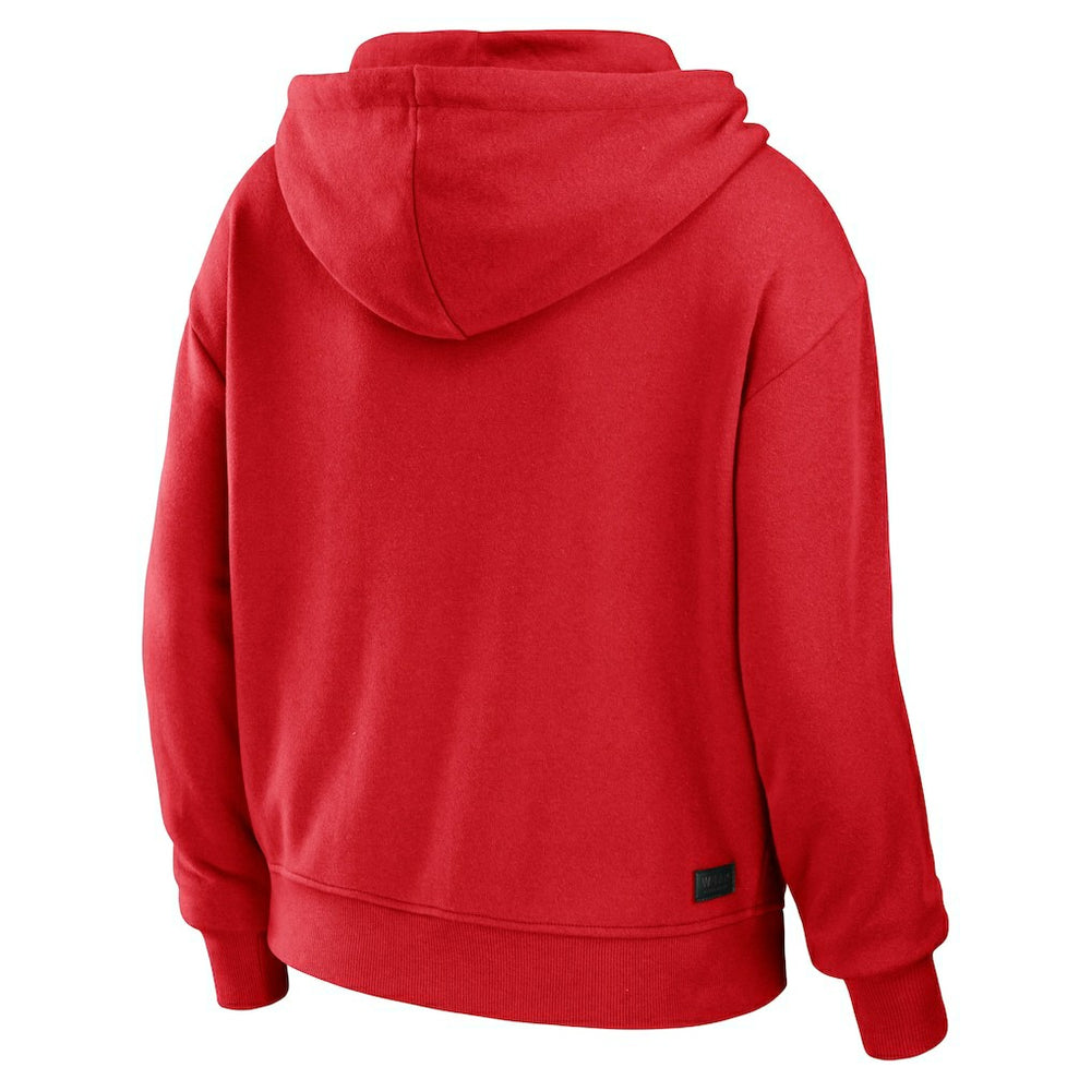 Chicago Bulls WEAR by Erin Andrews Women's Color-Block Full-Zip Hoodie